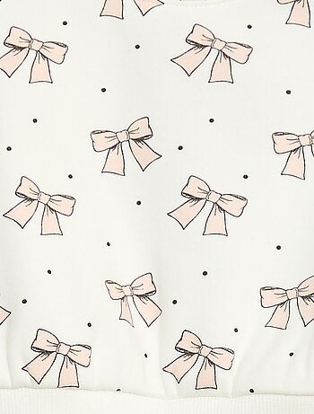 Pull polaire à motif