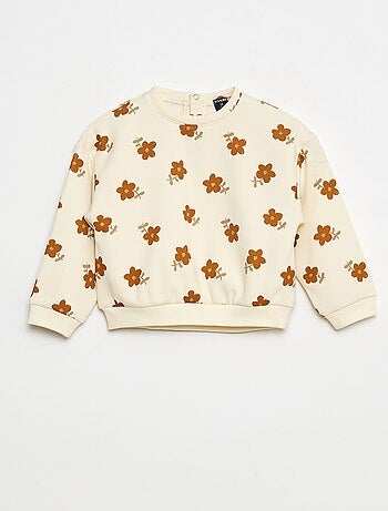 Pull polaire à motif