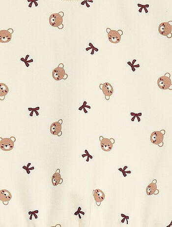 Pull polaire à motif