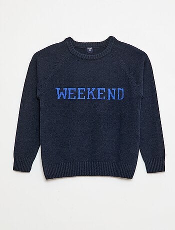 Pull ultra-doux à message