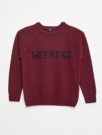 Pull ultra-doux à message