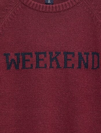 Pull ultra-doux à message