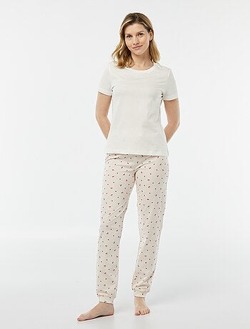 Pyjama 2 pièces - tee-shirt + pantalon imprimé