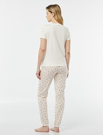 Pyjama 2 pièces - tee-shirt + pantalon imprimé
