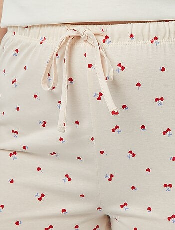Pyjama 2 pièces - tee-shirt + pantalon imprimé