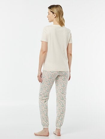 Pyjama 2 pièces - tee-shirt + pantalon imprimé