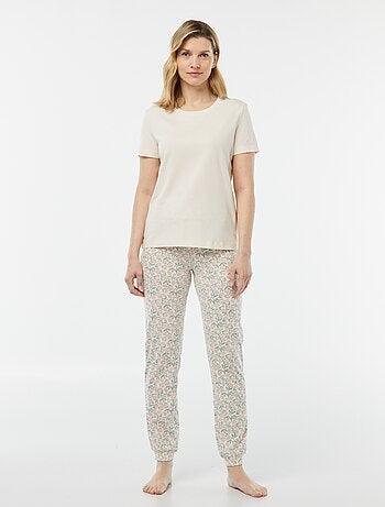 Pyjama 2 pièces - tee-shirt + pantalon imprimé