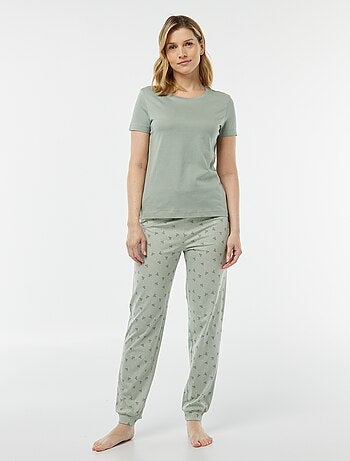 Pyjama 2 pièces - tee-shirt + pantalon imprimé