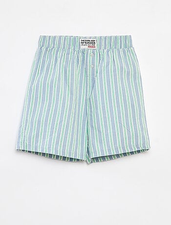Pyjama 2 pièces - tee-shirt + short rayé