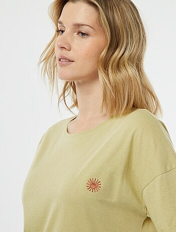 Pyjama 2 pièces tee-shirt + short minimaliste