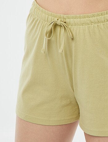 Pyjama 2 pièces tee-shirt + short minimaliste