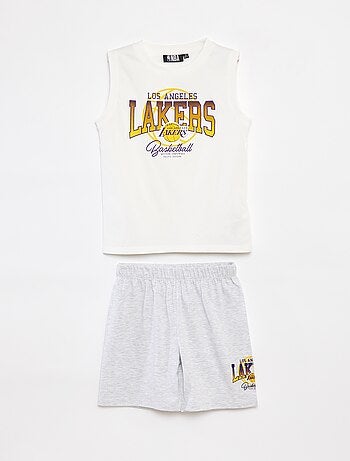 Pyjama court débardeur + short - 2 pièces 'NBA'