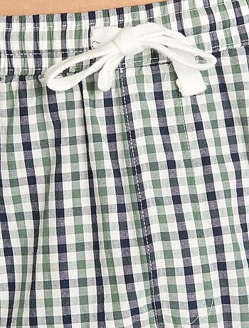 Pyjama court en popeline - 2 pièces