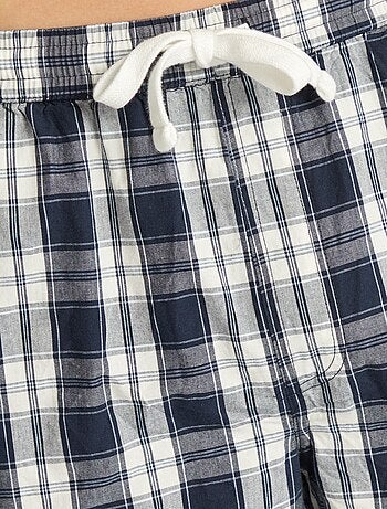 Pyjama court en popeline - 2 pièces