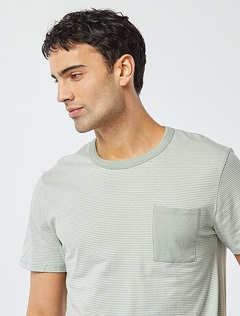 Pyjama court short + t-shirt - 2 poches