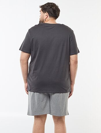 Pyjama court short + t-shirt 'Retour vers le futur' - 2 pièces