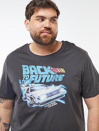 Pyjama court short + t-shirt 'Retour vers le futur' - 2 pièces