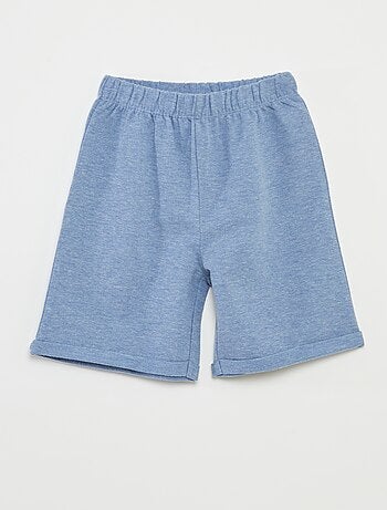 Pyjama court t-shirt avec poche + short unis - 2 pièces