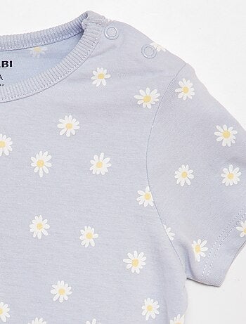 Pyjama court t-shirt + short - 2 pièces