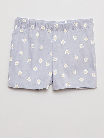 Pyjama court t-shirt + short - 2 pièces