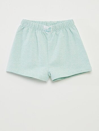 Pyjama court t-shirt + short - 2 pièces