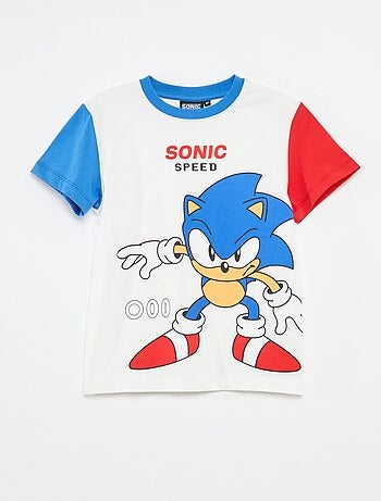 Pyjama court t-shirt + short 'Sonic' - 2 pièces