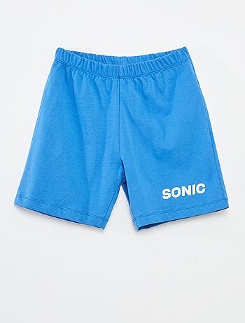 Pyjama court t-shirt + short 'Sonic' - 2 pièces