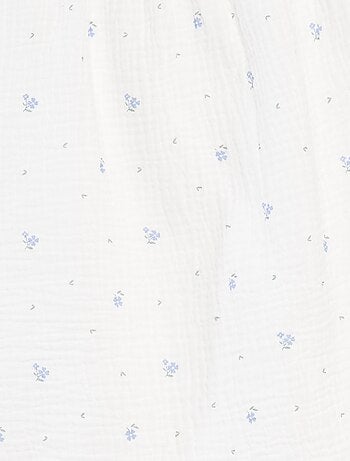 Pyjama débardeur + short en gaze de coton - 2 pièces