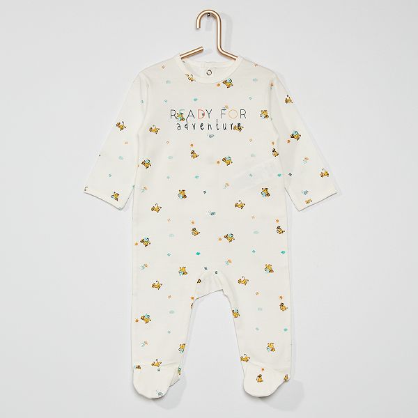 Pyjama Disney Bebe Garcon Blanc Kiabi 10 00