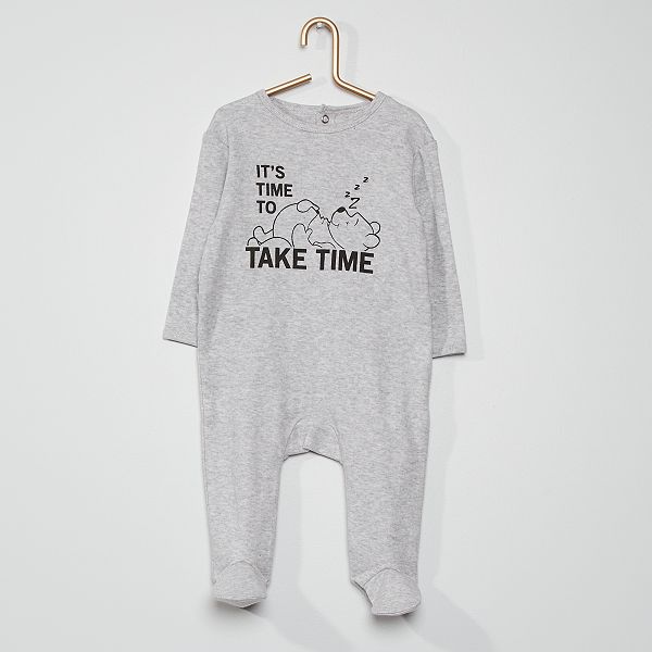 Pyjama Disney Bebe Garcon Gris Kiabi 8 00