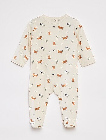 Pyjama dors bien avec pieds à motifs