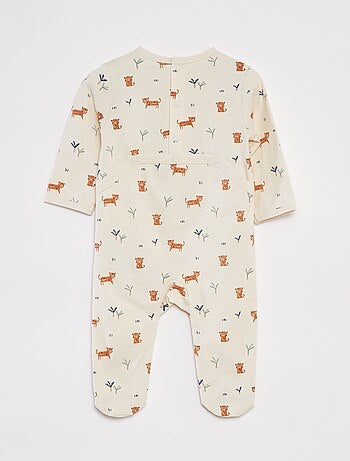 Pyjama dors bien avec pieds à motifs