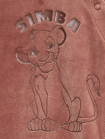 Pyjama dors-bien en velours 'Simba' 'Disney'
