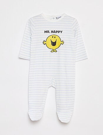 Pyjama dors bien 'Monsieur Madame' avec pieds