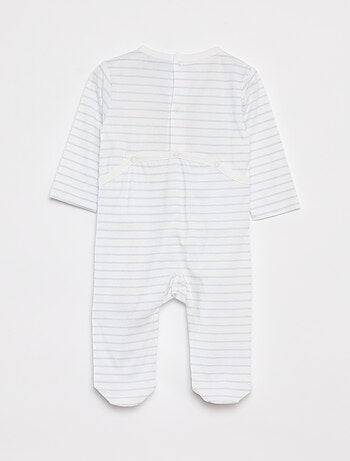 Pyjama dors bien 'Monsieur Madame' avec pieds