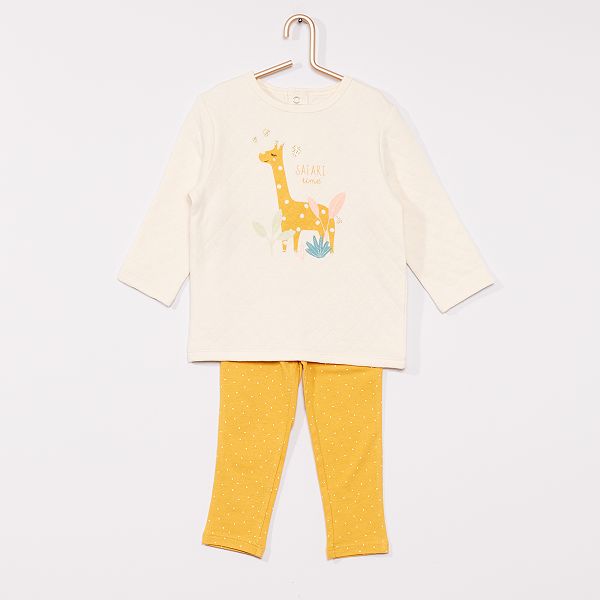 Pyjama En Molleton Eco Concu Bebe Fille Kiabi 12 00