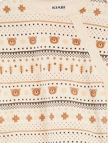 Pyjama en velours - 2 pièces