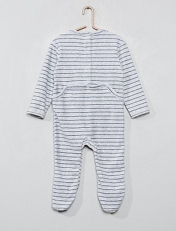 Garçon 0-36 mois - Pyjama en velours '' - Kiabi