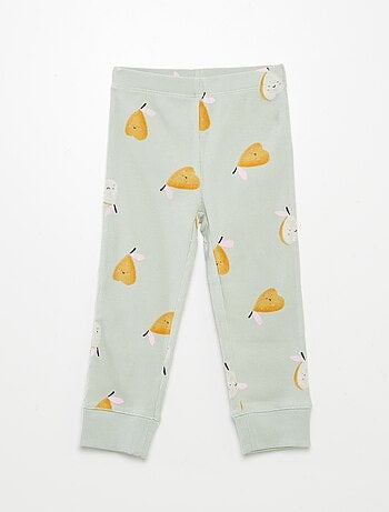 Pyjama imprimé en maille - 2 pièces