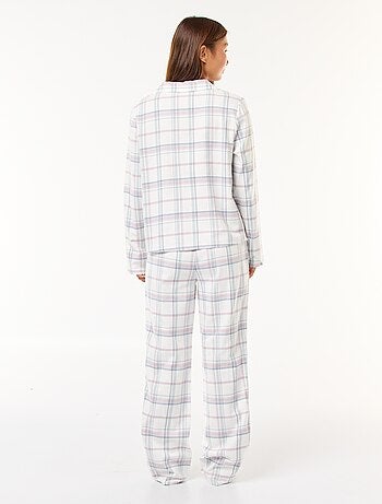 Pyjama long 2 pièces chemisier + pantalon - 2 pièces