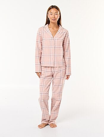 Pyjama long 2 pièces chemisier + pantalon - 2 pièces