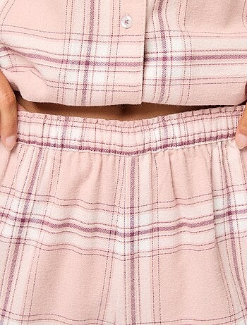 Pyjama long 2 pièces chemisier + pantalon - 2 pièces