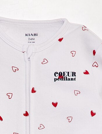 Pyjama long chaud 'Amour'