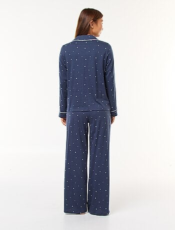 Pyjama long chemise + pantalon - 2 pièces