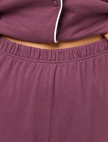 Pyjama long chemise + pantalon - 2 pièces