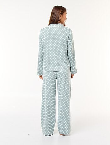 Pyjama long chemise + pantalon - 2 pièces