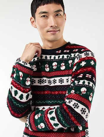 Pyjama long de Noël - 2 pièces