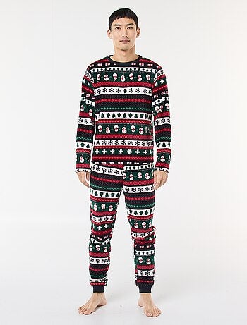 Pyjama long de Noël - 2 pièces