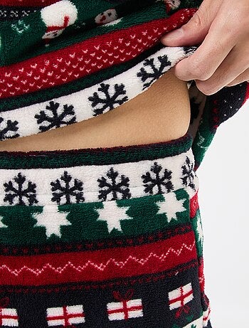 Pyjama long de Noël - 2 pièces