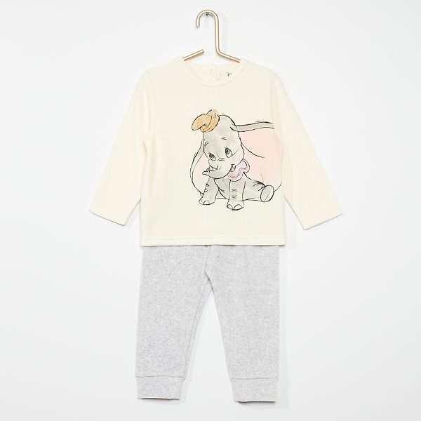 Pyjama Long Disney Bebe Fille Dumbo Kiabi 12 00